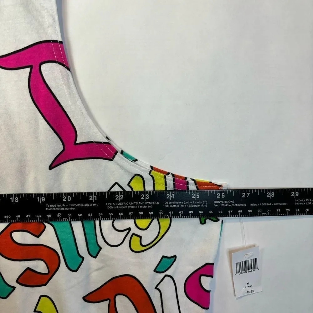 Disneyland Resort Logo Tank Top Multicolor Sleeveless Shirt NWT Size‎ XL
